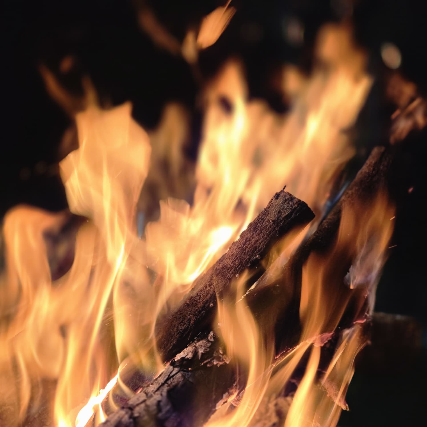 Embers ready under the grill