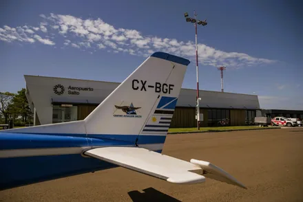 Centro Aviacion Salto aircraft at Salto Airport ready for a scenic flight